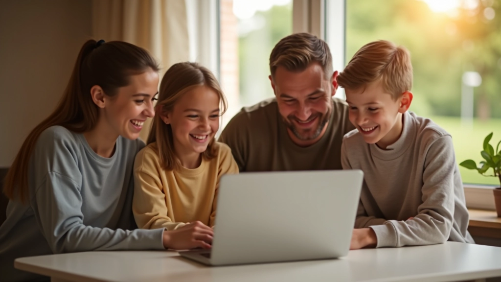 Perekond kasutab ühiselt arvutit