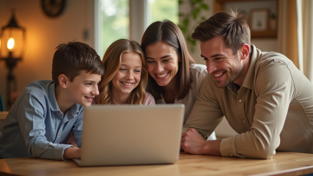 Perekond arvuti ümber, juhendamisel, positiivne õhkkond